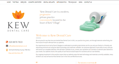 Desktop Screenshot of kewdentalcare.co.uk